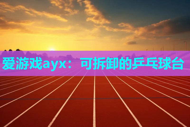 爱游戏ayx：可拆卸的乒乓球台